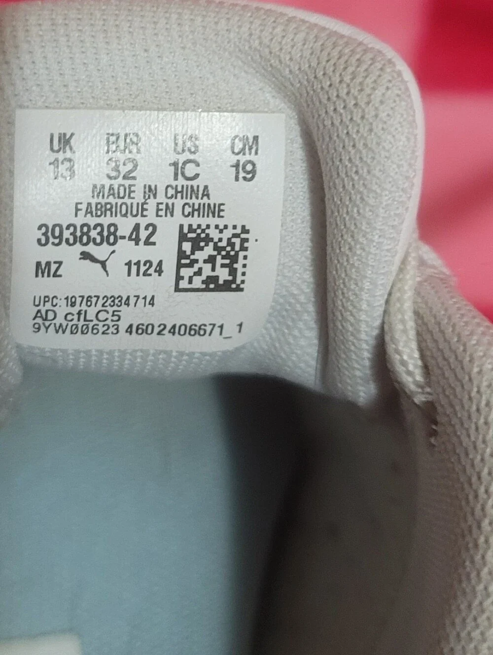 Puma Kids' Light Blue and White Low-Top Sneakers